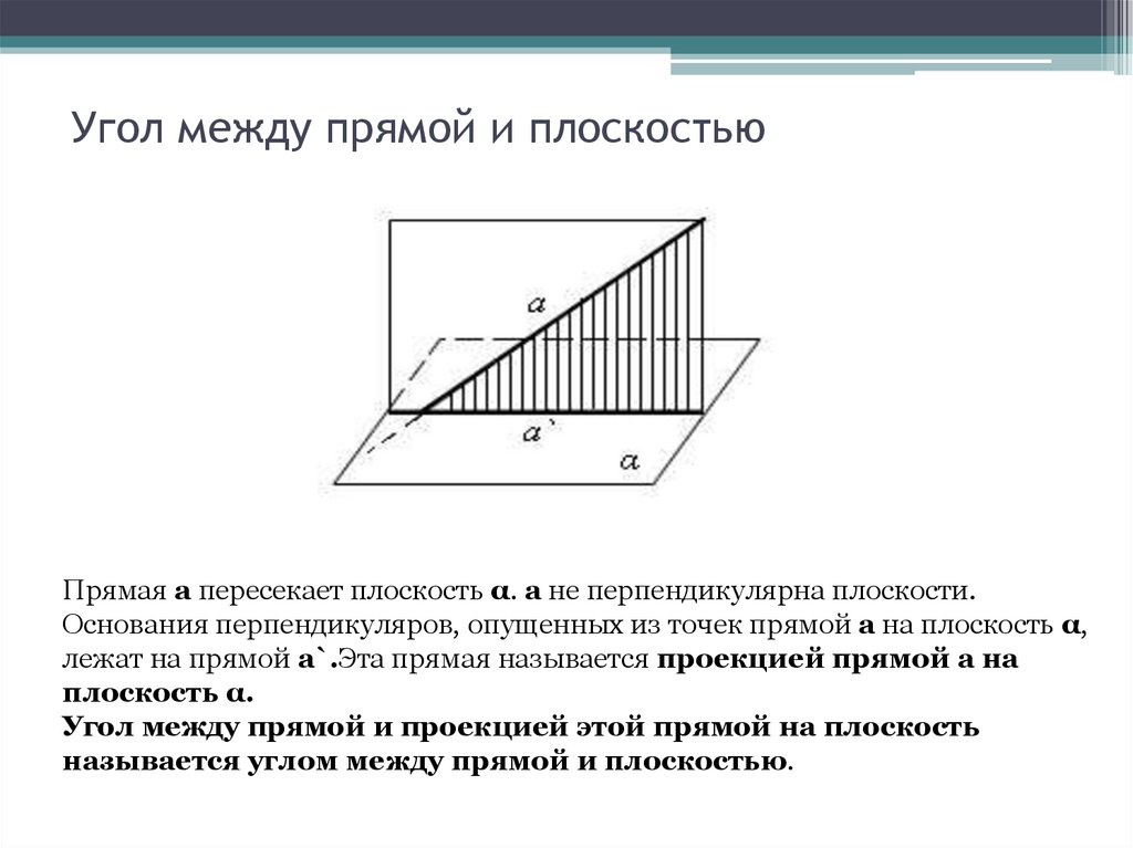 Лекция по теме Перпендикуляр