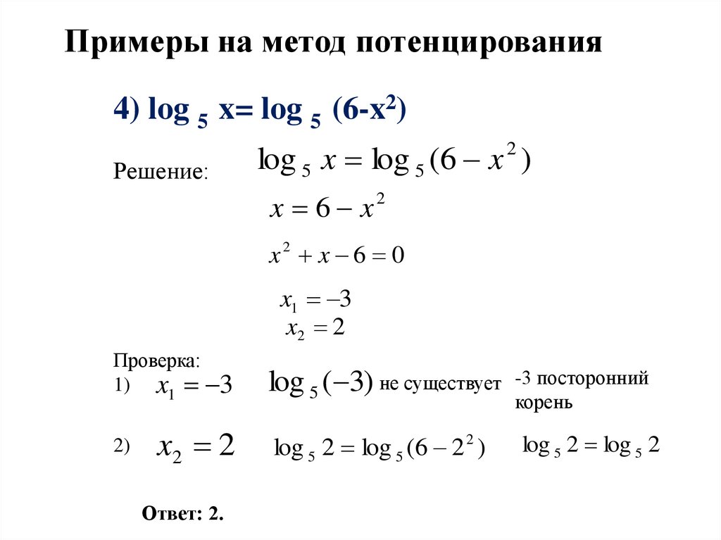 Потенцирование