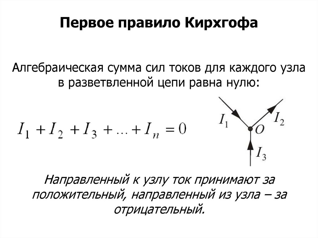 Алгебраическая сумма n. Алгебраическая сумма токов. Алгебраическая сумма токов в узле. Алгебраическая сумма напряжений равна нулю. Алгебраическая сумма примеры.