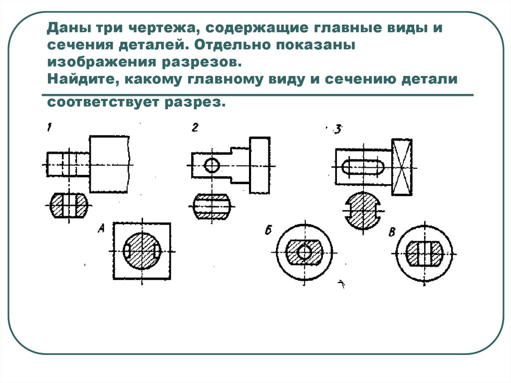 Какие виды содержит чертеж