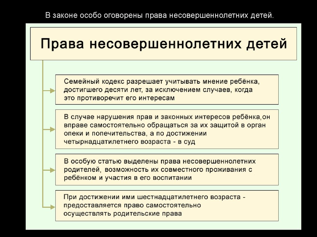 Права подростка в современном обществе проект 9 класс