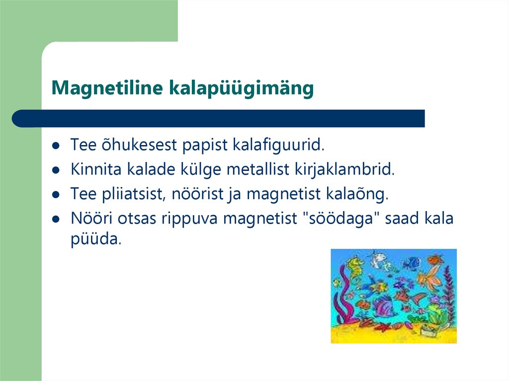 Magnetiline kalapüügimäng