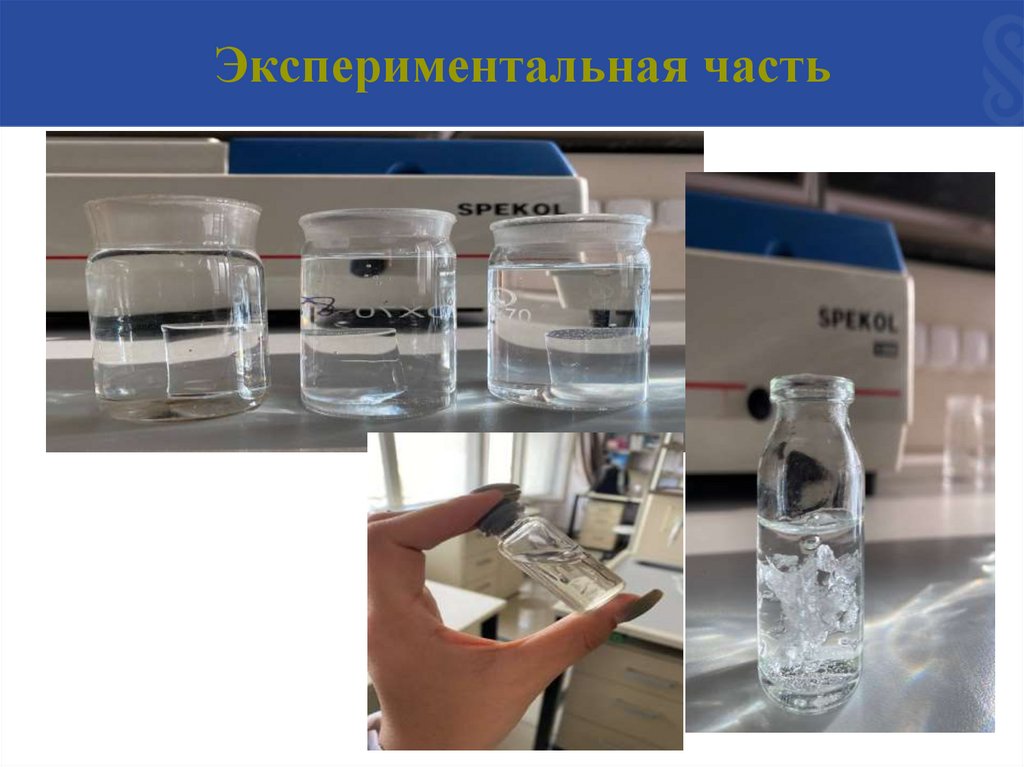 Экспериментальная часть