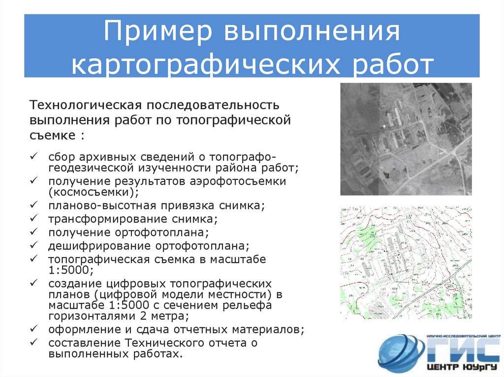 Картография работа