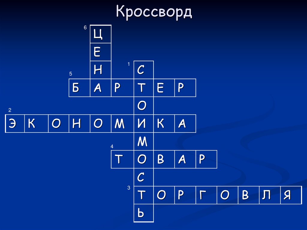 Кроссворд