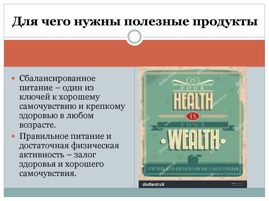 Для чего нужны полезные продукты