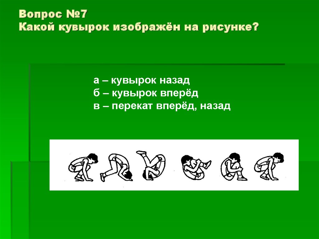 Тест по теме акробатика. Тесты по физкультуре гимнастика. Какой кувырок изображён на рисунке?. Вопросы по гимнастике с ответами. Тест по физической культуре гимнастика.