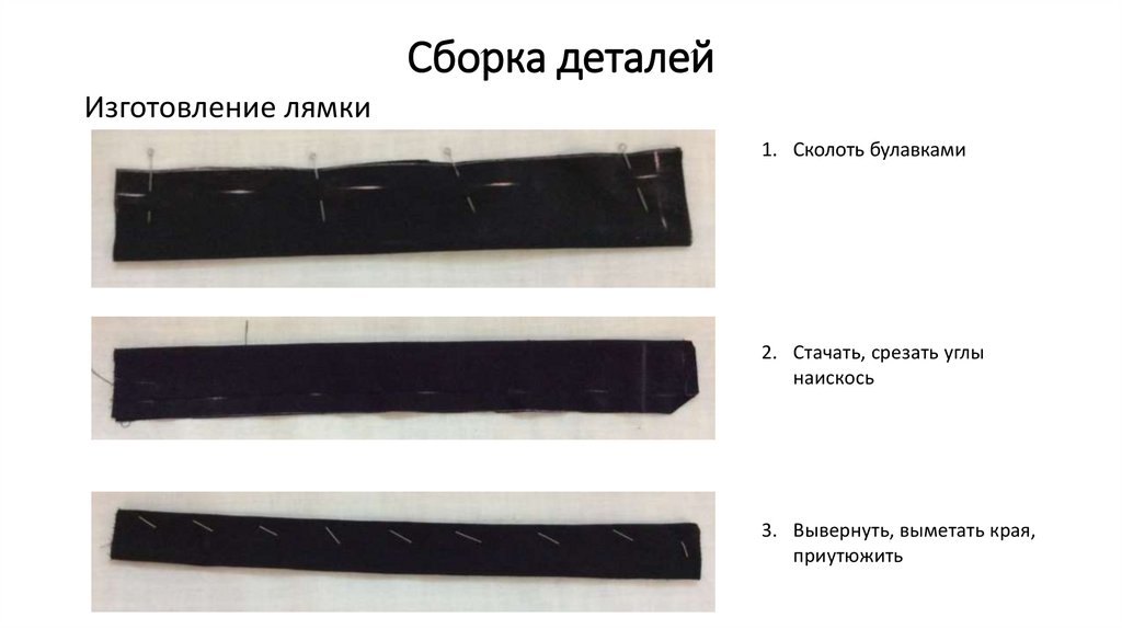 Сборка деталей