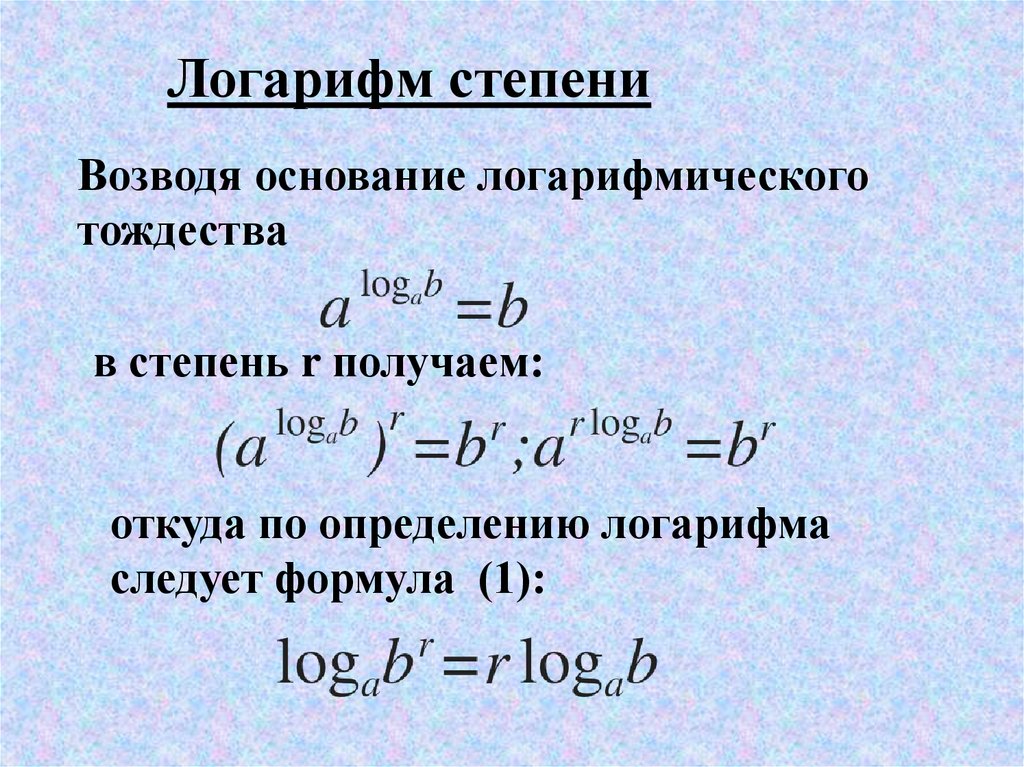 Эти замечательные логарифмы проект