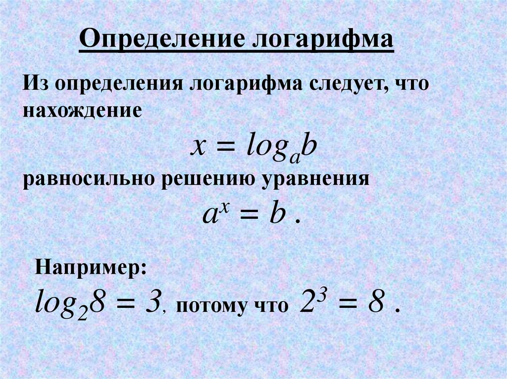 Натуральный логарифм 3. Определение логарифма. Логарифм по определению. Область определения логариф. Область определения натурального логарифма.