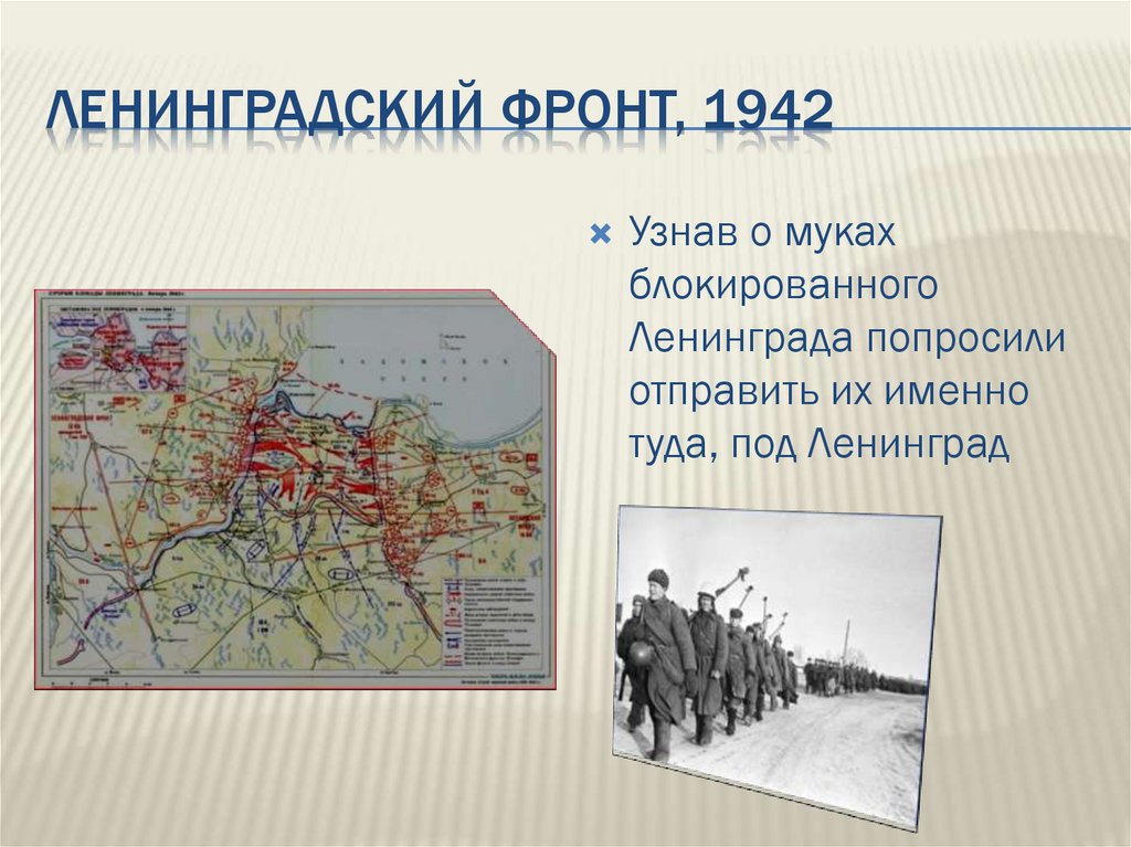 Ленинградский фронт, 1942