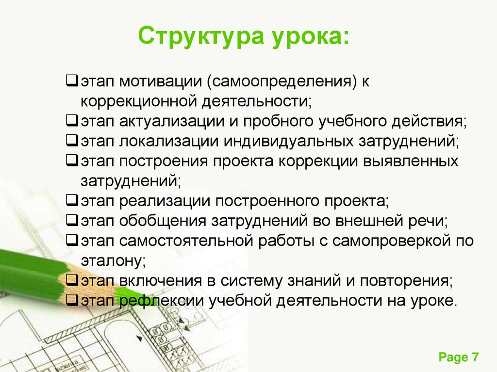 Урок типы уроков презентация