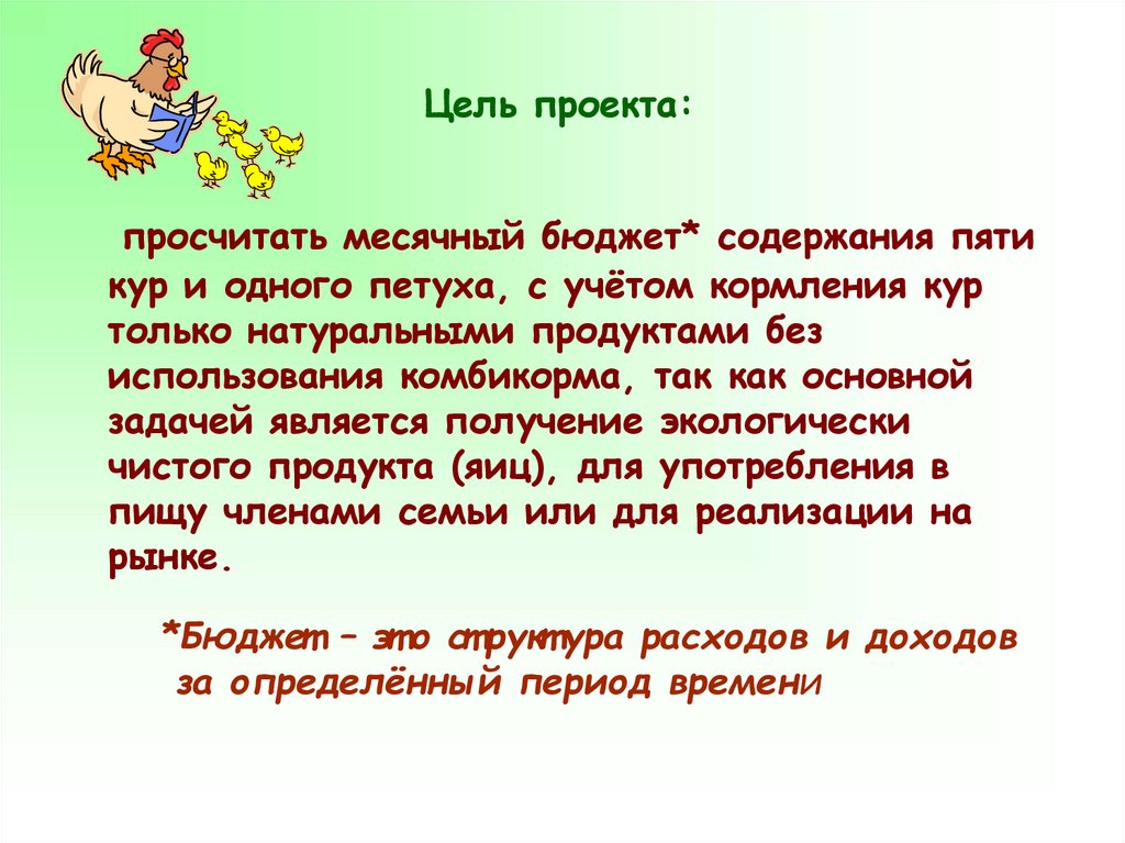 Цель проекта: