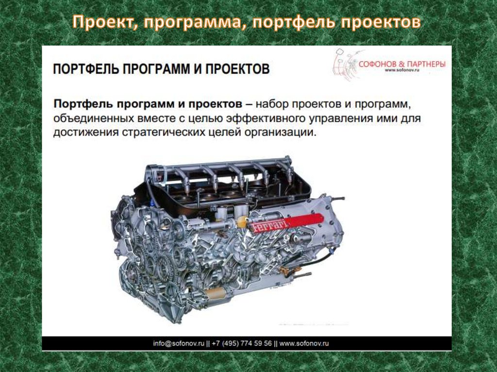 Управляемые параметры проекта реферат