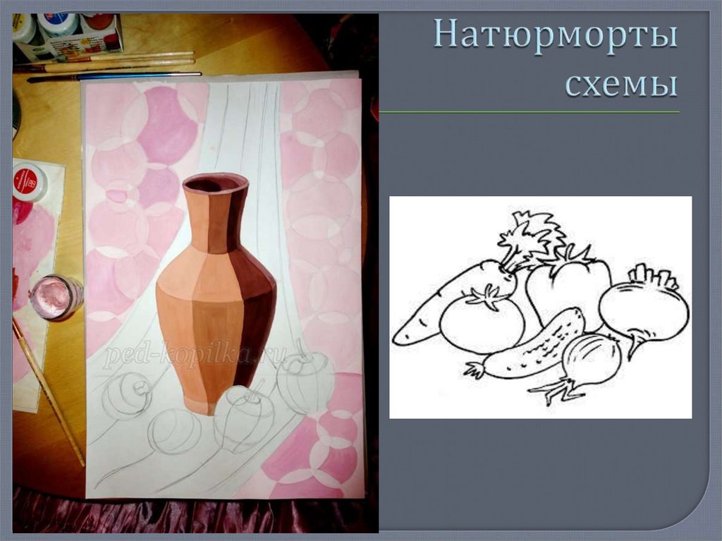 Натюрморты схемы