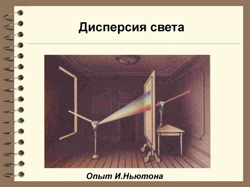 Оптика ньютона. Опыт Ньютона по дисперсии света. Дисперсия света опыт. Дисперсия света Ньютон. Дисперсия света опыт Ньютона кратко.