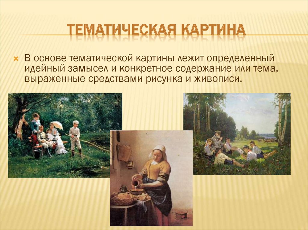 Сюжетно тематическая картина примеры