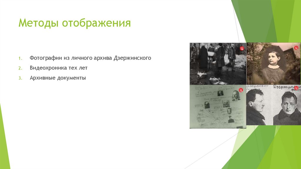 Методы отображения