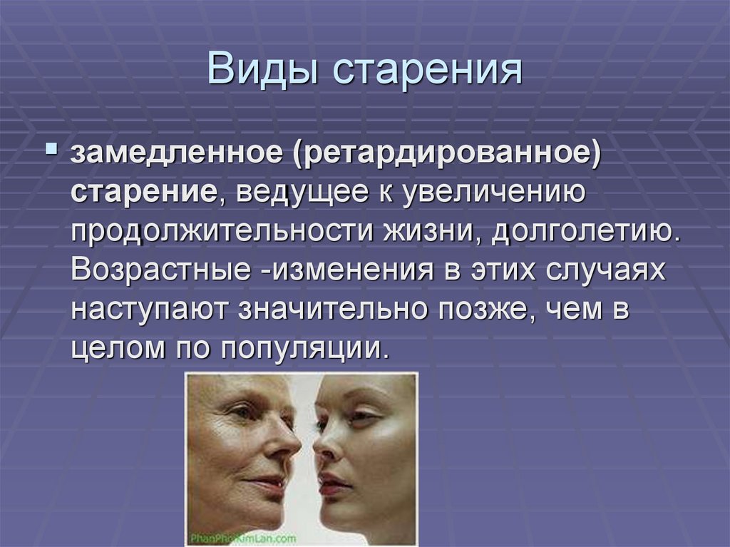 Профилактика старения презентация