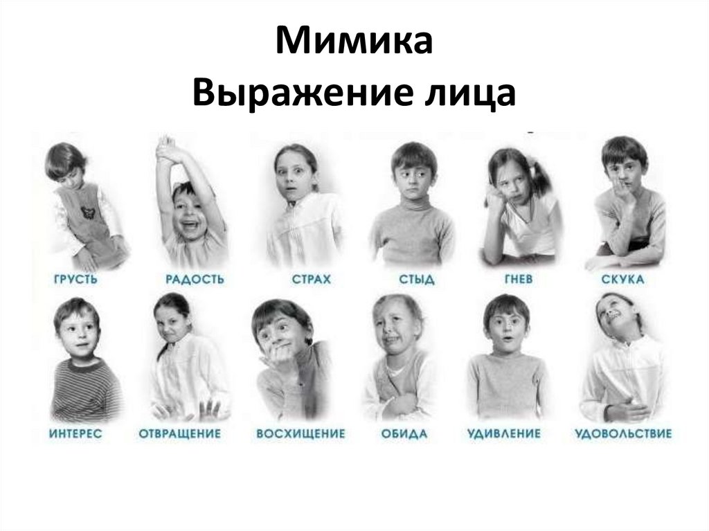 Мимика Выражение лица