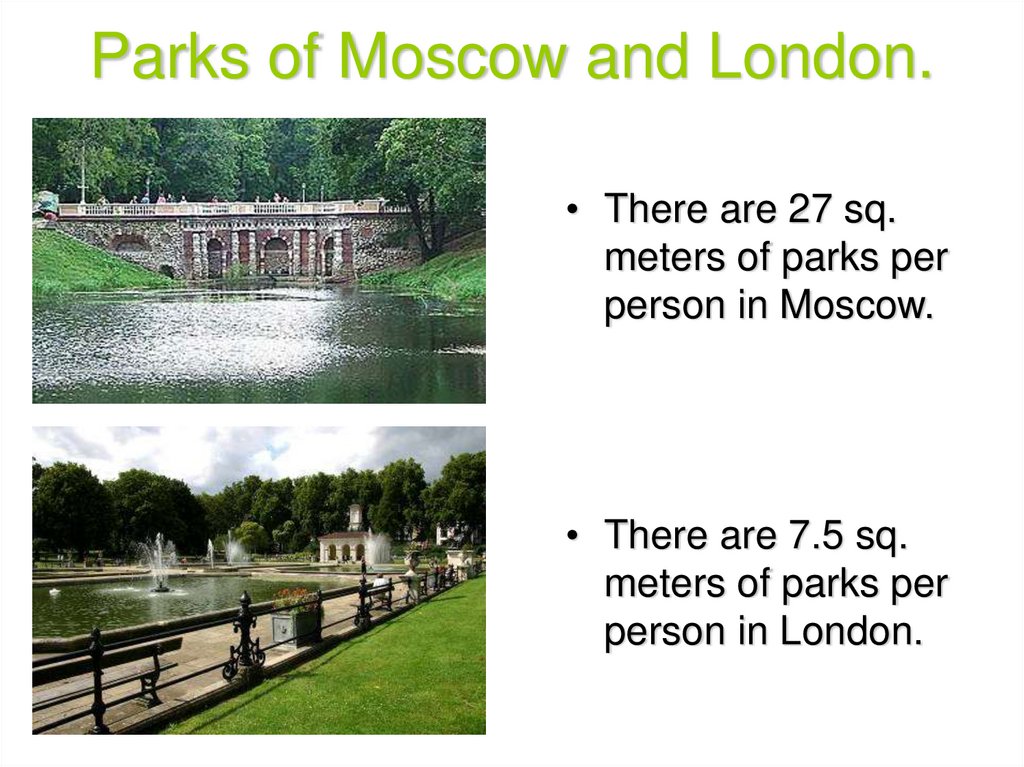 Презентация london parks