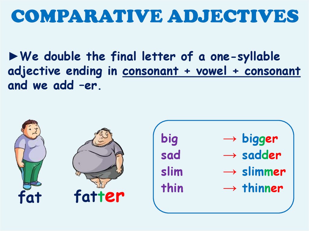 powerpoint presentation of comparison of adjectives