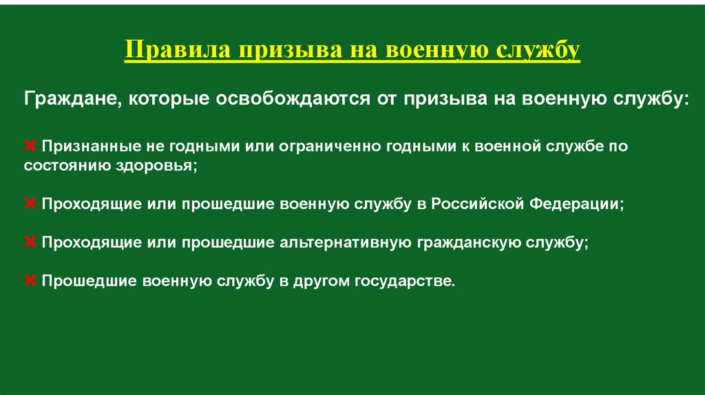 Основные сведения о воинской обязанности презентация