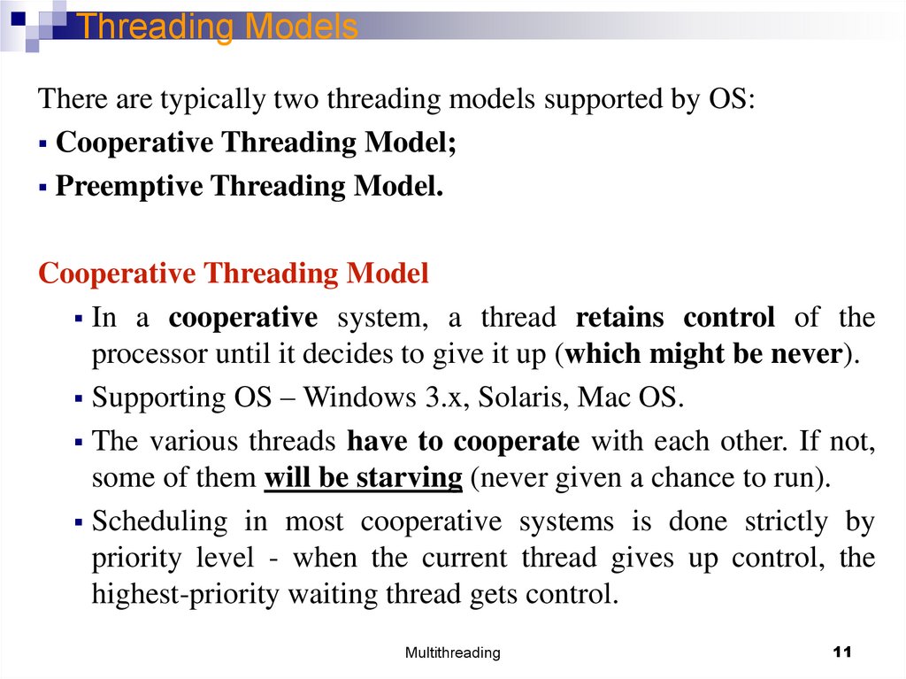 Threading Models