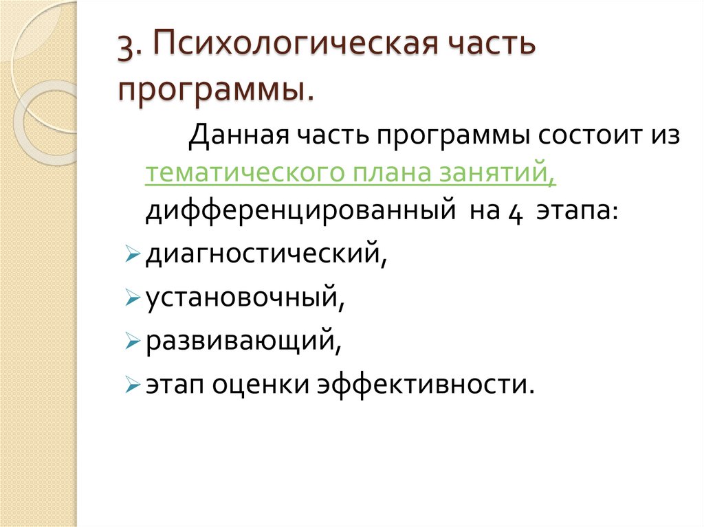 Части психологии