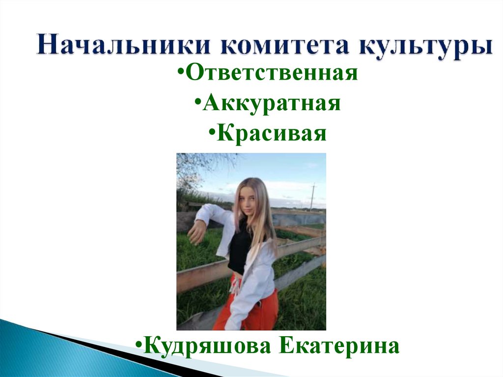 Начальники комитета культуры