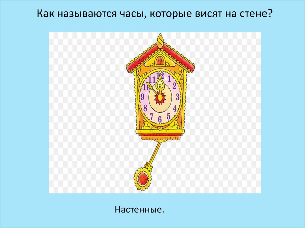 Как называются часы