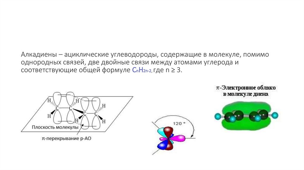 Алкадиены молекулярные формулы. Электронное и пространственное строение алкадиенов. Схемы алкадиенов. Пространственная фигура алкадиены. Задания на тему алкадиены.