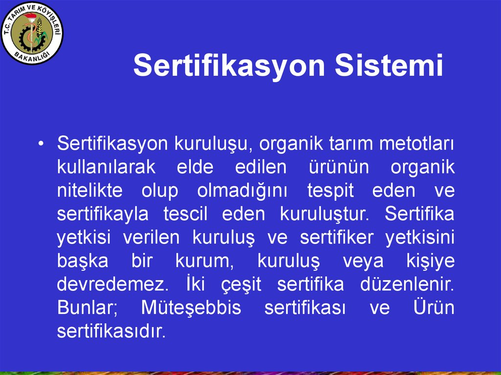 Sertifikasyon Sistemi