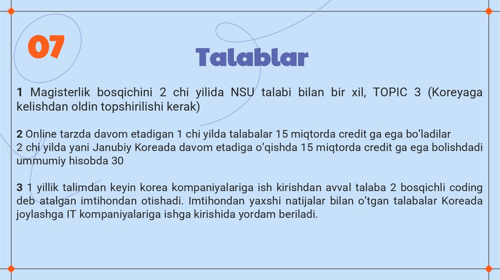 Talablar