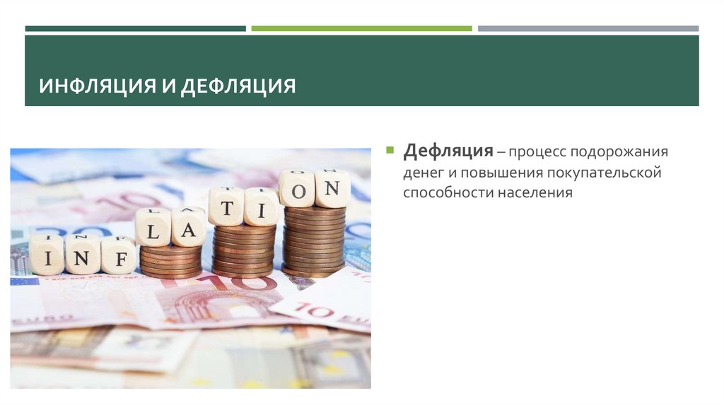 Инфляция и дефляция