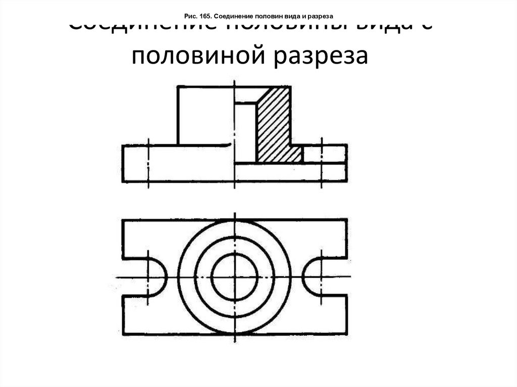 Изобразить разрез