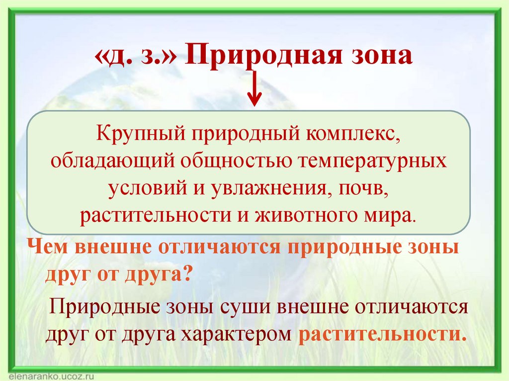 Чем отличаются природные. Природная зональность презентация. Природные зоны понятие. Природные зоны суши. Крупные природные комплексы.