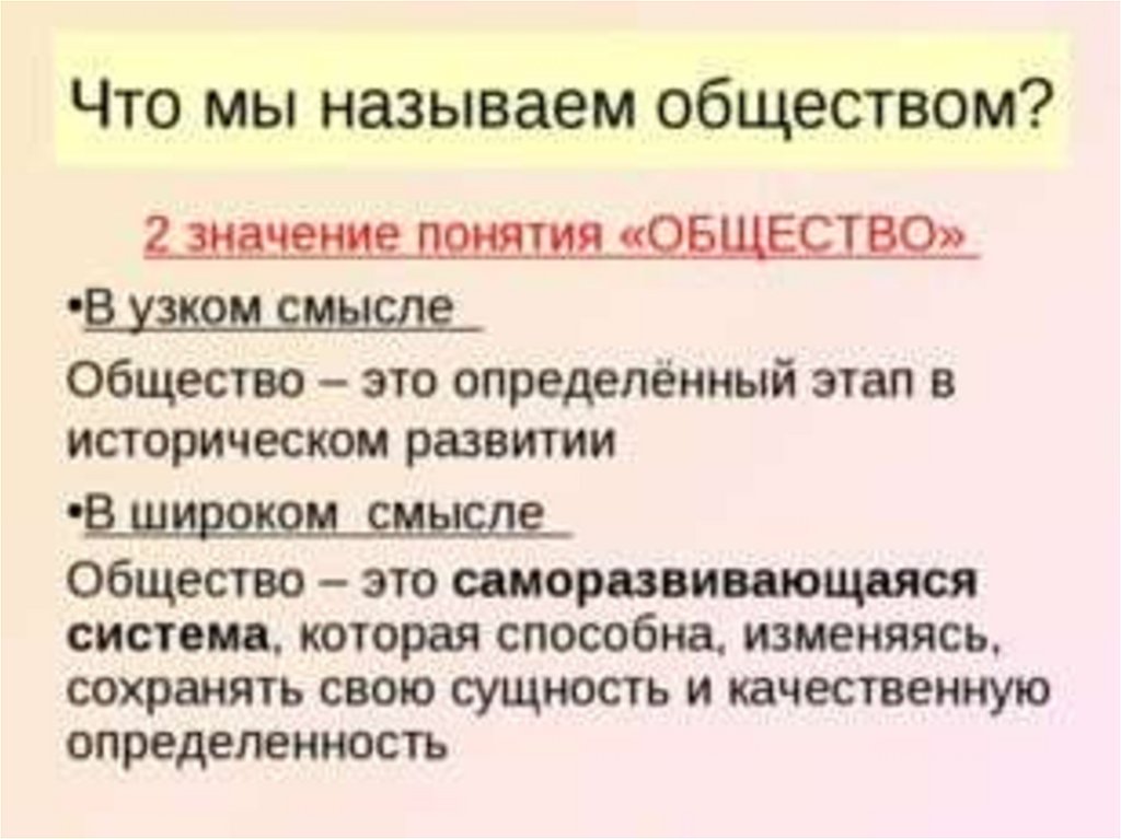 Общество как форма совместной жизнедеятельности людей план