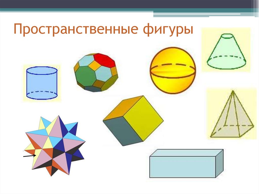 Пространственные фигуры и их изображения