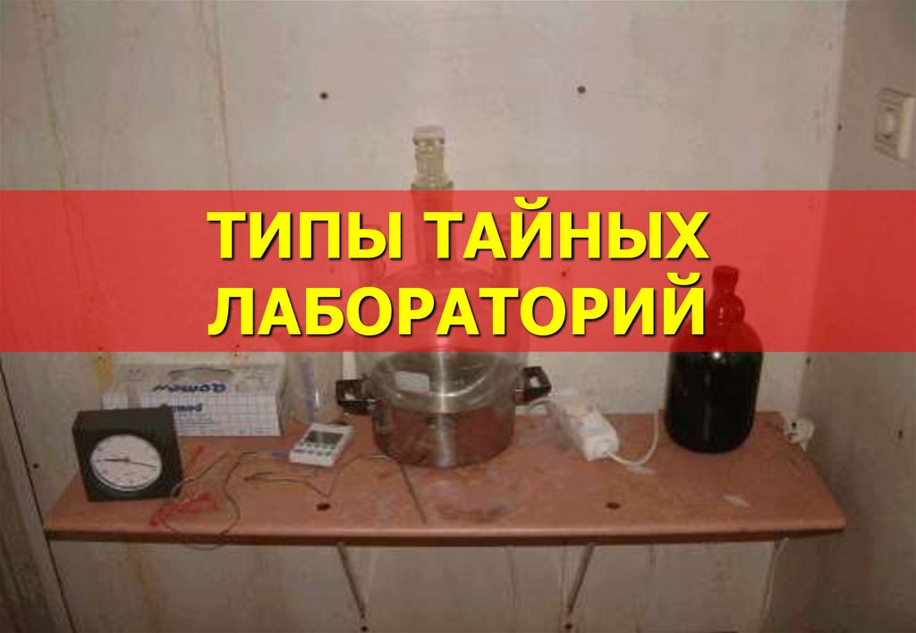 ТИПЫ ТАЙНЫХ ЛАБОРАТОРИЙ