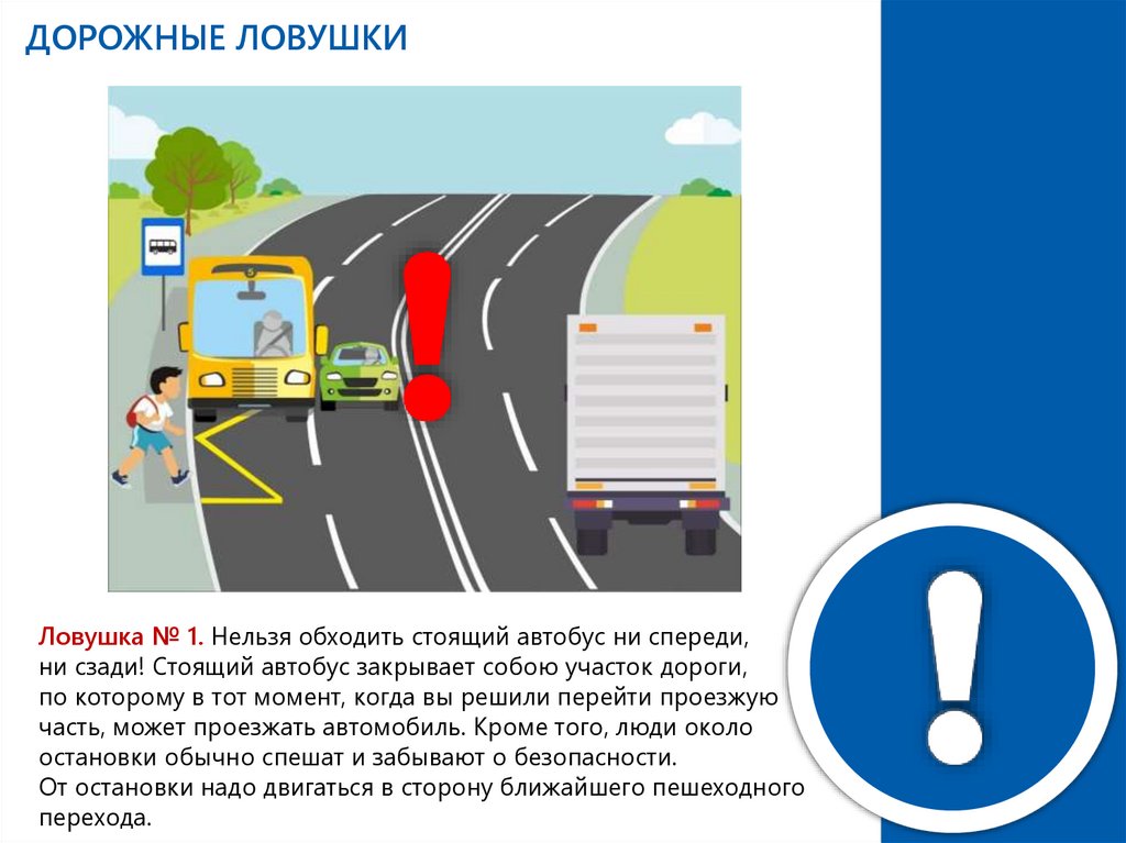 Дорожные ловушки для пешеходов презентация