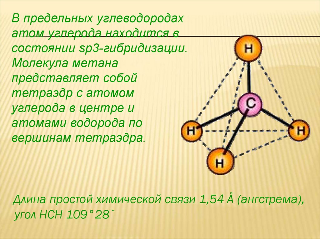 Валентный угол алкана