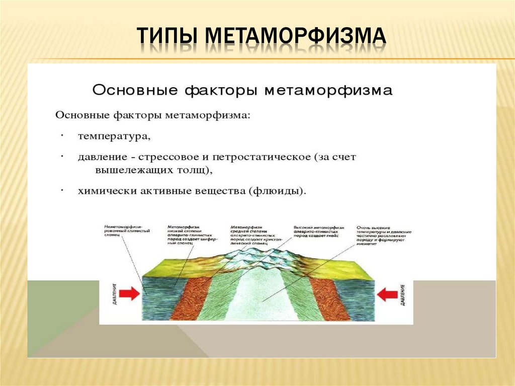 Карта метаморфизма это