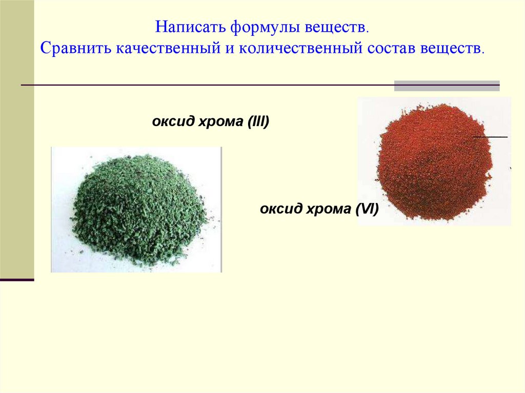 Качественный состав вещества