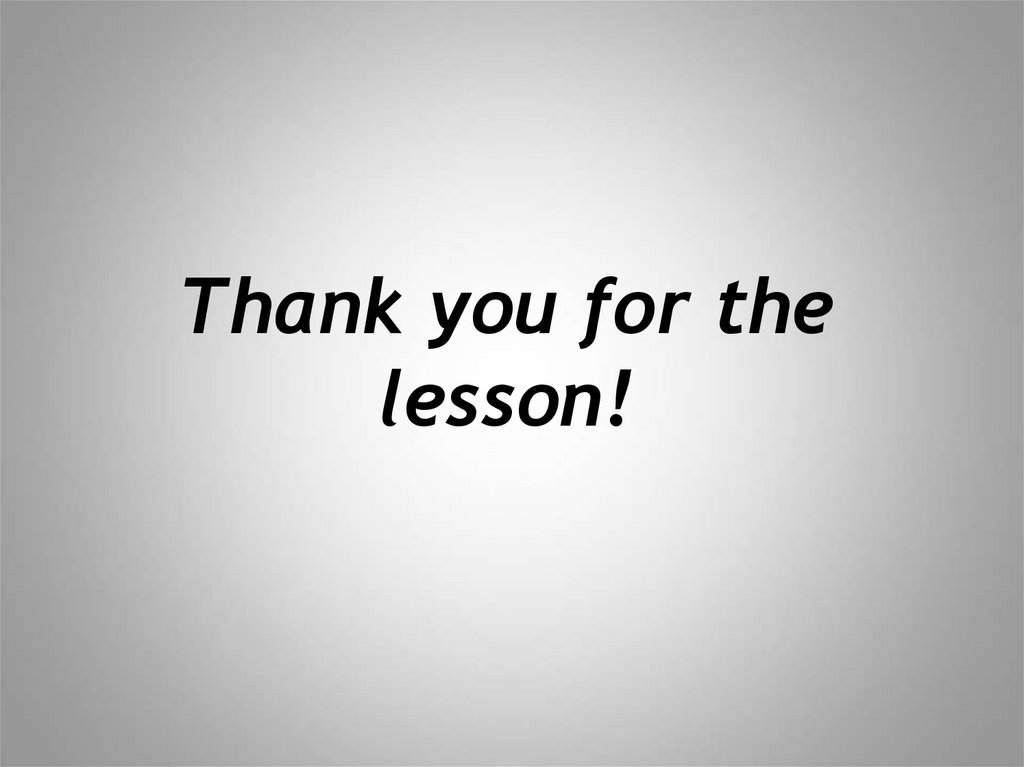 Thank you for the lesson!
