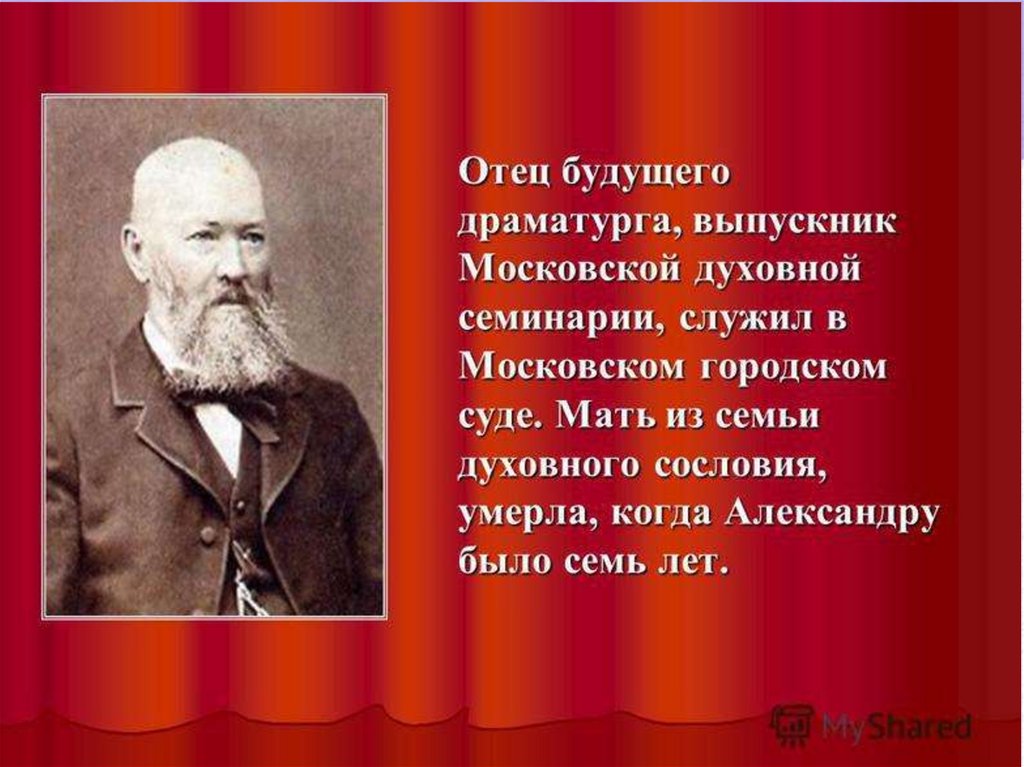 Александр николаевич островский презентация жизнь и творчество