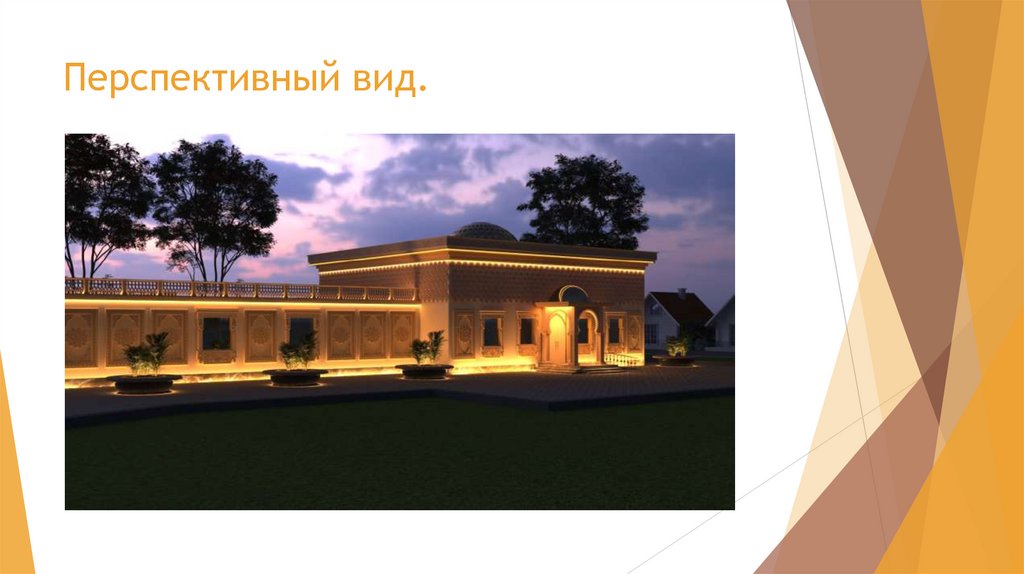 Перспективный вид.