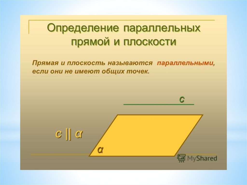 Определение прямой и плоскости. Определение прямой параллельной плоскости. Параллельность прямой и плоскости. Определение параллельных прямых и плоскости.