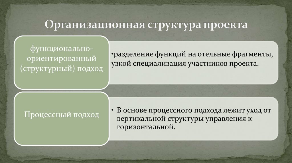 Организационная структура проекта