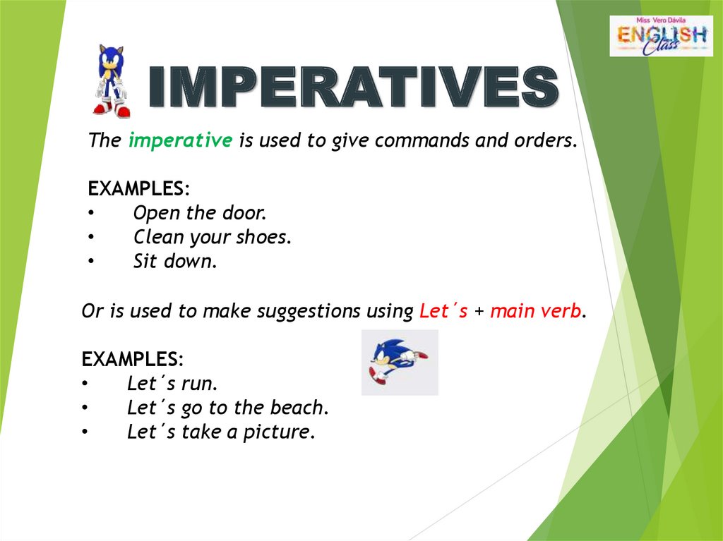 Imperatives Grammar Drills 